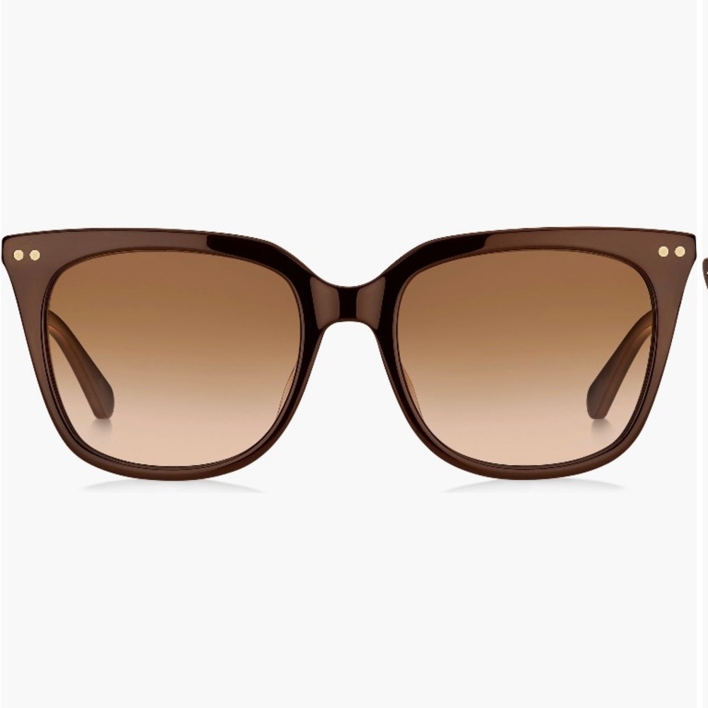 Kate Spade Brown Tortoiseshell Sunglasses with Gradient Lenses